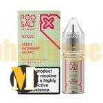 سالت موهیتو رزبری نعنا پاد سالت <br><span>Pod Salt Nexus Fresh Raspberry Mojito 30ml</span> - Image 2